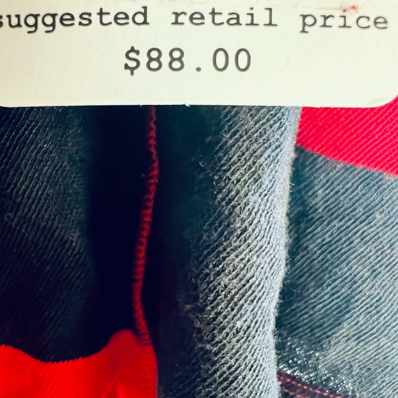 Free People Red and Black Striped Rugby Top - Picture 5 of 8